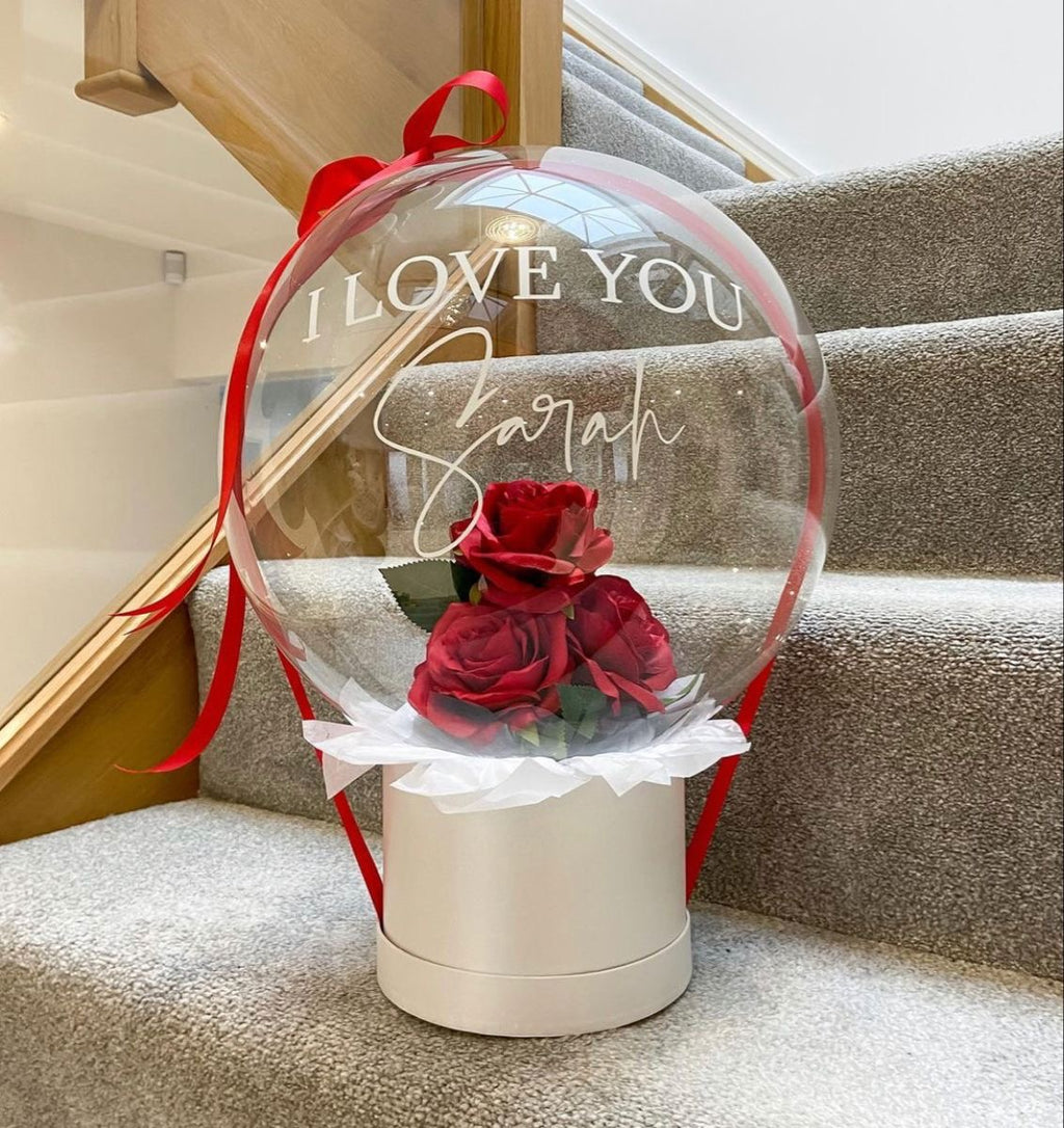 AirRose bobo balloon with rose